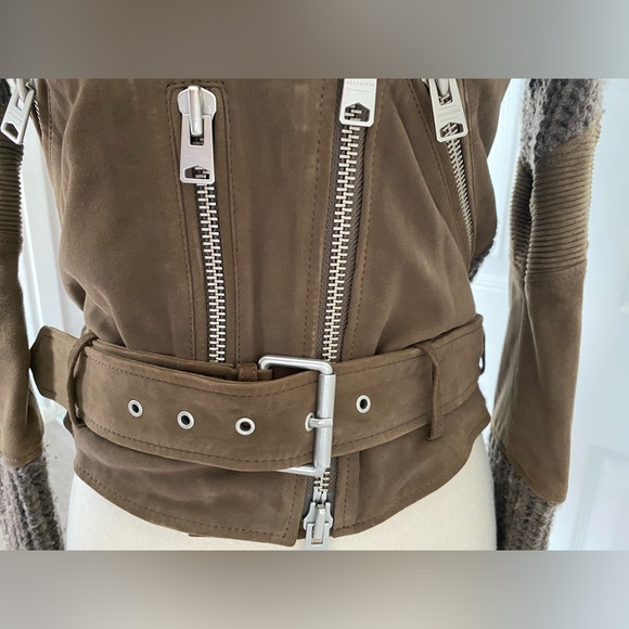 Allsaints Denelle Biker Jacket Size XS - Picture 16 of 16